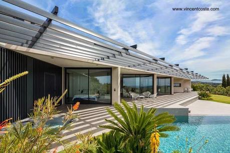 Casa residencial contemporánea con piscina en Toulon Francia