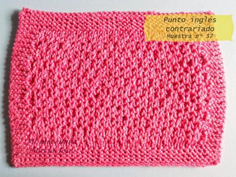 0037.-  Punto inglés contrariado