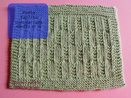 0031.- Punto tablita contrariada