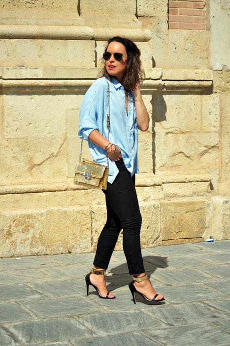 Outfit | Blue shirt Outfit | Blue shirt