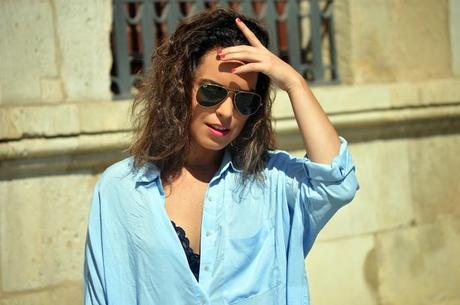 Outfit | Blue shirt Outfit | Blue shirt