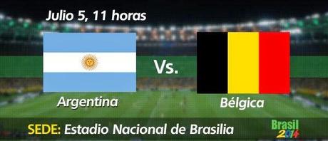 Partido Argentina vs Bélgica Cuartos de Final