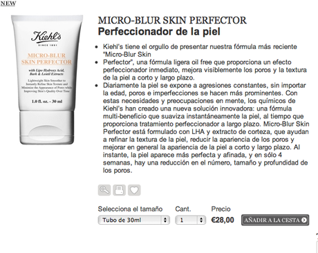 Probando Kiehl's