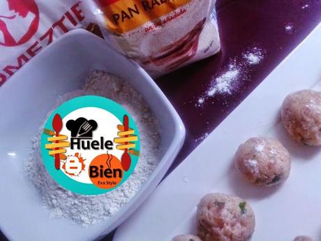 Albóndigas con salsa de coco