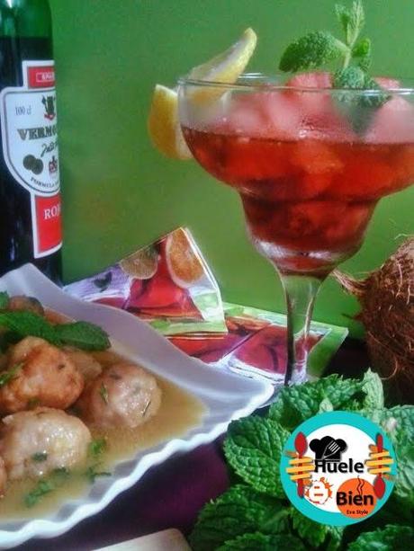 Albóndigas con salsa de coco