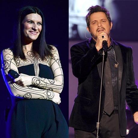 Alejandro Sanz y Laura Pausini La Voz