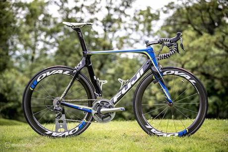 Fuji Bikes es el patrocinador de cuadro para el equipo profesional continental NetApp-Endura 2014 Tour de France Pre-Race