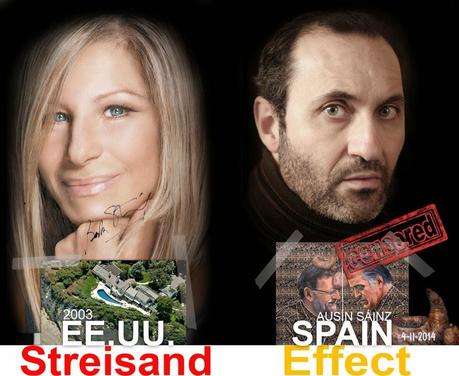 Streisand Effect in Spain.