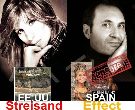 Streisand Effect in Spain.