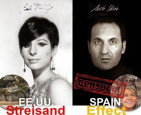 Streisand Effect in Spain.
