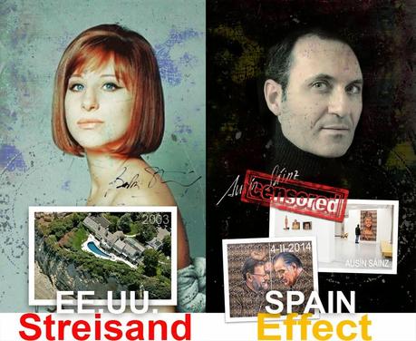 Streisand Effect in Spain.