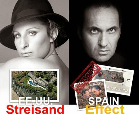 Streisand Effect in Spain.