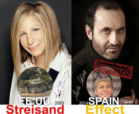 Streisand Effect in Spain.