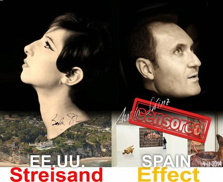 Streisand Effect in Spain.