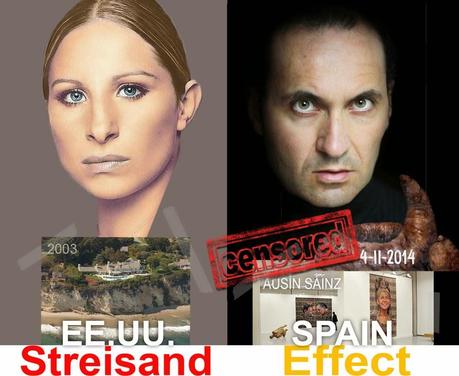Streisand Effect in Spain.