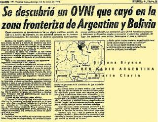 EL ROSWELL  ARGENTINO -  BOLIVIANO