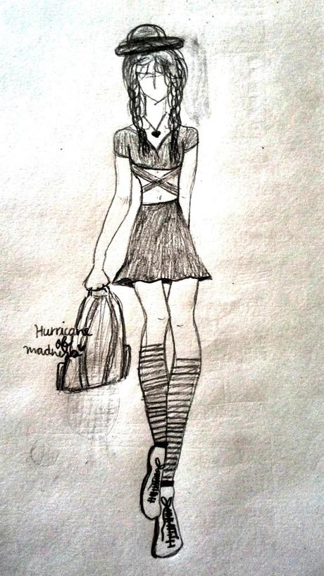 Drawing Fashion (3) - Mejora del outfit 3 y sketch del 2.