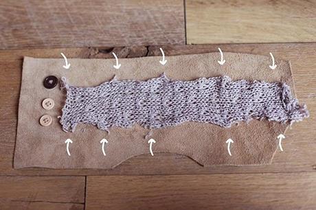 Una tobillera con conchas de mar.