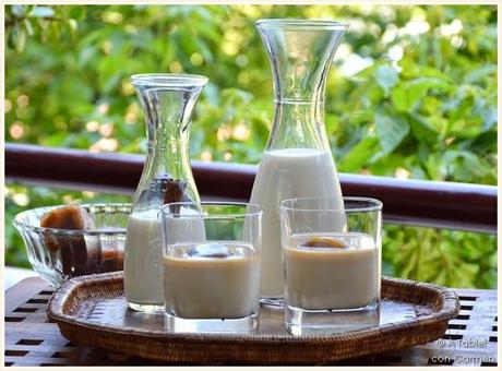Leche Preparada con Hielos de Café del Tiempo