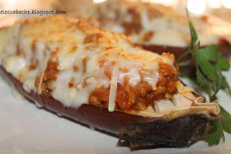 Berenjenas rellenas de carne