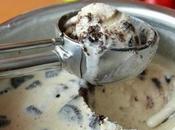 Helado plátano mini oreos