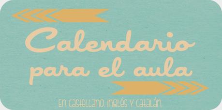 Descargables: calendario ilustrado para el aula de julio