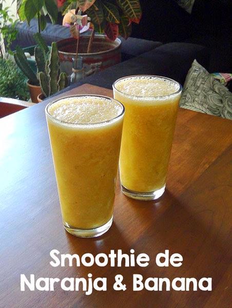 smoothie-naranja-banana-platano