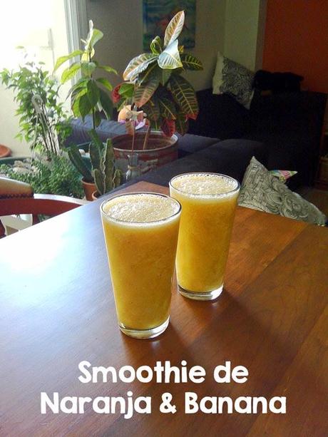 smoothie-naranja-banana-platano