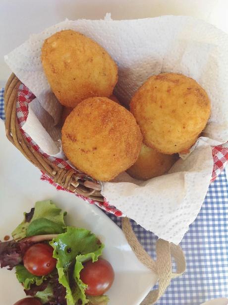ARANCINI DE GAMBAS CON MAYONESA PICANTE - RETO ¡QUÉ RICO MAMI!