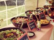 Buffet ensaladas boda