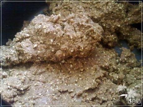 Polvorones machacados. Sello o Slo. Dulce marroqui