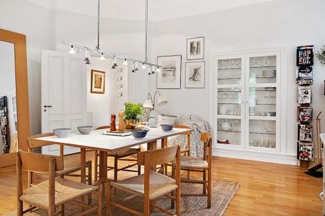 suelo de madera de roble estilo nórdico en piso elegante Detalles de obra extraordinarios decoración de interiores carpinteria marcos molduras en decoración carpintería de ventanas y puertas blog decoración interiores nórdicos 