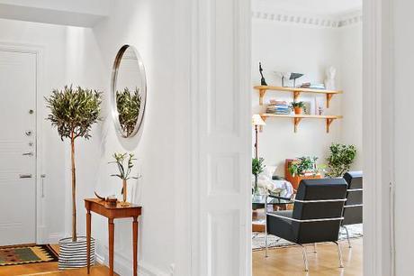 suelo de madera de roble estilo nórdico en piso elegante Detalles de obra extraordinarios decoración de interiores carpinteria marcos molduras en decoración carpintería de ventanas y puertas blog decoración interiores nórdicos 