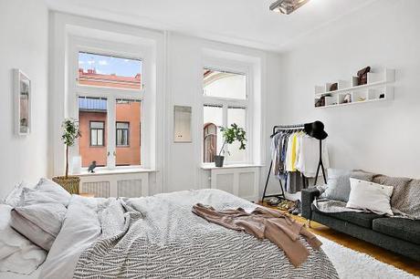 suelo de madera de roble estilo nórdico en piso elegante Detalles de obra extraordinarios decoración de interiores carpinteria marcos molduras en decoración carpintería de ventanas y puertas blog decoración interiores nórdicos 