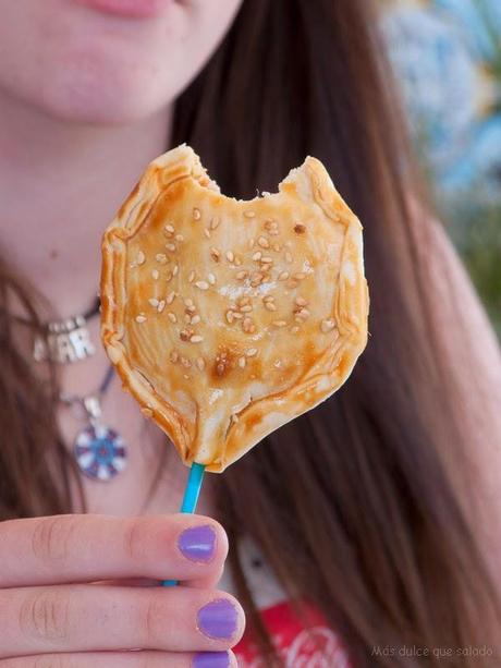 Piruletas de atún y tomate