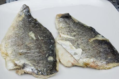 Doradas con patatas pochadas al vino