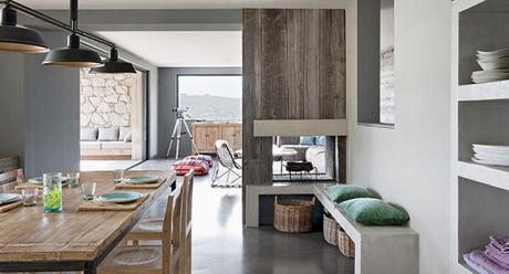 La casa de la Colina en Córcega. Nivel inferior