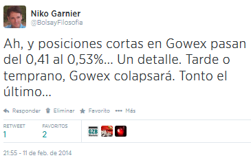 El caso GOWEX: por qué era previsible y qué podemos aprender (también válido para índices y bolsas) El caso GOWEX: por qué era previsible y qué podemos aprender (también válido para índices y bolsas)