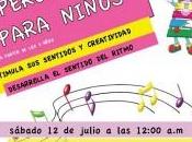 Taller percusión para niños.