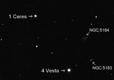 Ceres y Vesta animación 4 julio 2014©Rafael Benavides