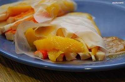 Como yo lo hago: Nems de cangrejo y mango