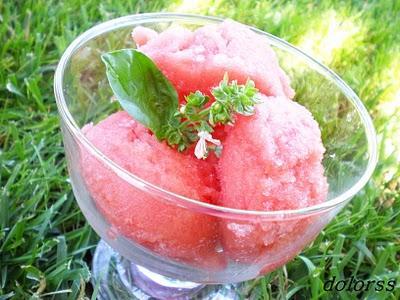 SORBETE DE SANDÍA