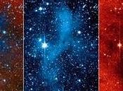 brillo oscuras envolturas nacimiento estelar