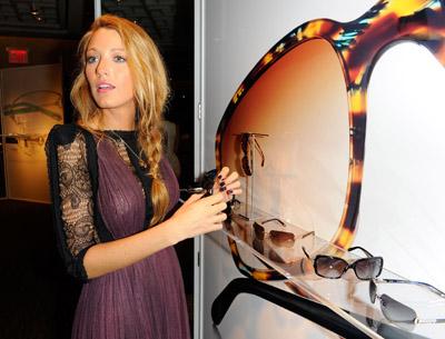Blake Lively en la presentación en NY de la línea Eyewear de Tiffany para la  Primavera 2011