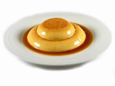 Delicioso flan para celíacos diabéticos