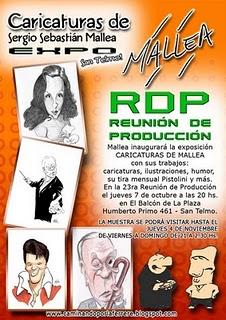 CARICATURAS DE SERGIO MALLEA EN SAN TELMO