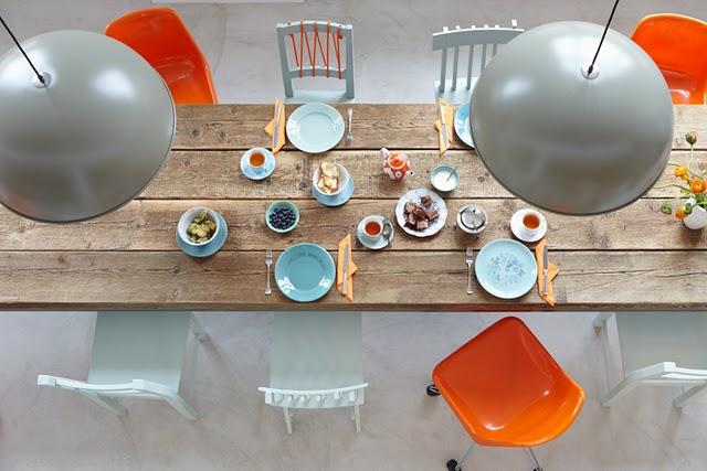 Decoración en naranja