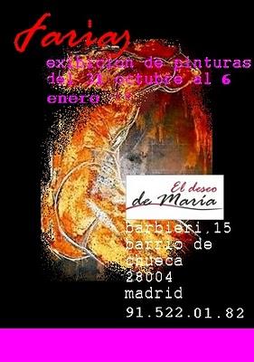 Exposición de pintura de Guillem Farias en Madrid