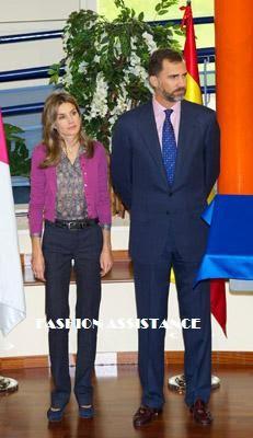 La Príncipes de Asturias visitan Albacete. El look de Dña. Letizia