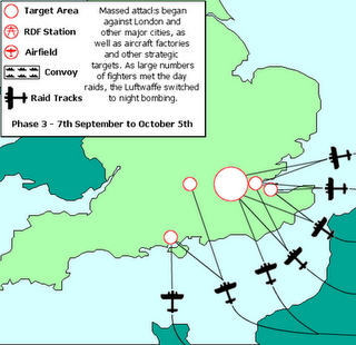 Última fase de la Batalla de Inglaterra - 05/10/1940.